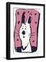 Earnest Rabbit-Carla Martell-Framed Premium Giclee Print