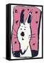 Earnest Rabbit-Carla Martell-Framed Stretched Canvas
