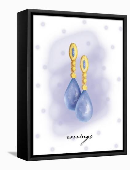 Earring-Maria Trad-Framed Stretched Canvas