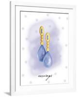 Earring-Maria Trad-Framed Giclee Print