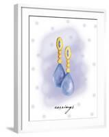 Earring-Maria Trad-Framed Giclee Print