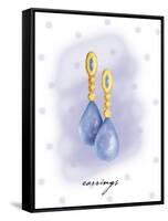 Earring-Maria Trad-Framed Stretched Canvas