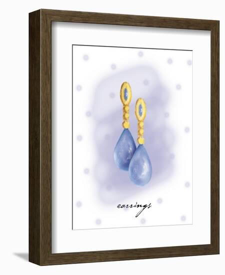 Earring-Maria Trad-Framed Giclee Print