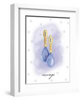 Earring-Maria Trad-Framed Giclee Print