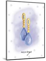 Earring-Maria Trad-Mounted Giclee Print