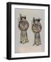 Earrings Which Show the King Flanked by Two Sacred Serpents in Centre of Clip, Thebes, Egypt-Robert Harding-Framed Photographic Print