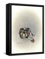 Ears Lookin at You Kid-Peggy Harris-Framed Stretched Canvas