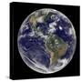 Earth and Four Storm Systems-Stocktrek Images-Stretched Canvas