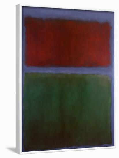 Earth and Green-Mark Rothko-Framed Art Print