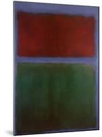 Earth and Green-Mark Rothko-Mounted Art Print