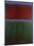 Earth and Green-Mark Rothko-Mounted Art Print