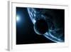 Earth And Moon, Artwork-SCIEPRO-Framed Premium Photographic Print