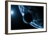 Earth And Moon, Artwork-SCIEPRO-Framed Premium Photographic Print