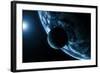 Earth And Moon, Artwork-SCIEPRO-Framed Premium Photographic Print