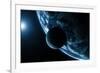 Earth And Moon, Artwork-SCIEPRO-Framed Photographic Print