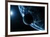 Earth And Moon, Artwork-SCIEPRO-Framed Photographic Print