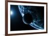 Earth And Moon, Artwork-SCIEPRO-Framed Photographic Print