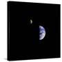 Earth and Moon in a Single Photographic Frame-null-Stretched Canvas