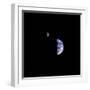 Earth and Moon in a Single Photographic Frame-null-Framed Photo