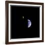 Earth and Moon in a Single Photographic Frame-null-Framed Photo