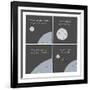 Earth and Moon-Reza Farazmand-Framed Art Print