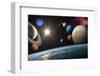 Earth and Solar System Planets.-buradaki-Framed Photographic Print