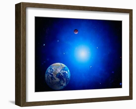 Earth and Sun-Ron Russell-Framed Premium Photographic Print