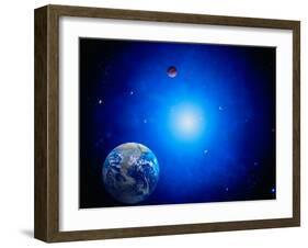 Earth and Sun-Ron Russell-Framed Premium Photographic Print