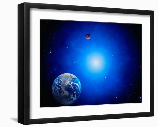 Earth and Sun-Ron Russell-Framed Premium Photographic Print