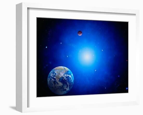 Earth and Sun-Ron Russell-Framed Premium Photographic Print