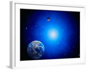 Earth and Sun-Ron Russell-Framed Photographic Print