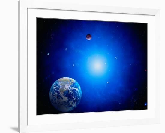 Earth and Sun-Ron Russell-Framed Photographic Print