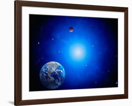 Earth and Sun-Ron Russell-Framed Photographic Print