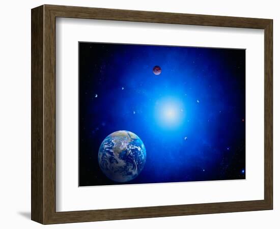 Earth and Sun-Ron Russell-Framed Photographic Print