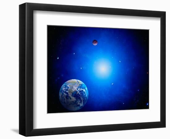 Earth and Sun-Ron Russell-Framed Photographic Print