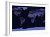 Earth at Night, Satellite Image-null-Framed Photographic Print