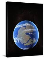 Earth At Time of Pangea-Christian Darkin-Stretched Canvas