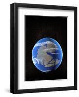 Earth At Time of Pangea-Christian Darkin-Framed Premium Photographic Print