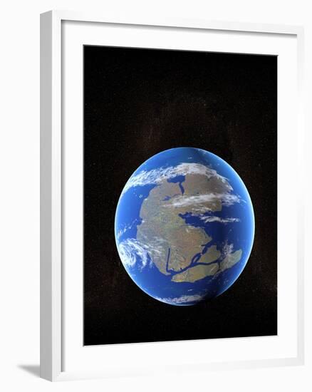 Earth At Time of Pangea-Christian Darkin-Framed Photographic Print