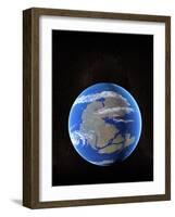 Earth At Time of Pangea-Christian Darkin-Framed Photographic Print