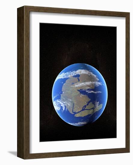 Earth At Time of Pangea-Christian Darkin-Framed Photographic Print