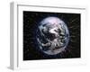 Earth Bombarded by Stars-Chris Rogers-Framed Photographic Print