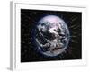 Earth Bombarded by Stars-Chris Rogers-Framed Photographic Print