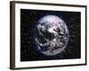 Earth Bombarded by Stars-Chris Rogers-Framed Photographic Print