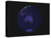 Earth Centered on Australia and Oceania-Stocktrek Images-Stretched Canvas