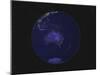 Earth Centered on Australia and Oceania-Stocktrek Images-Mounted Photographic Print