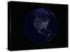 Earth Centered on Northamerica-Stocktrek Images-Stretched Canvas