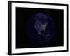 Earth Centered on Northamerica-Stocktrek Images-Framed Photographic Print