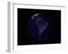 Earth Centered on South America-Stocktrek Images-Framed Photographic Print