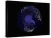 Earth Centered on the North Pole-Stocktrek Images-Stretched Canvas